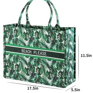 Beach Please Canvas travel bag